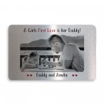 Personalised Dad Gift Wallet Insert Daddy Daughter Gift