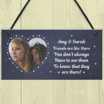 Personalised Friendship Plaque Best Friend Gift Hanging Sign