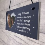 Personalised Friendship Plaque Best Friend Gift Hanging Sign