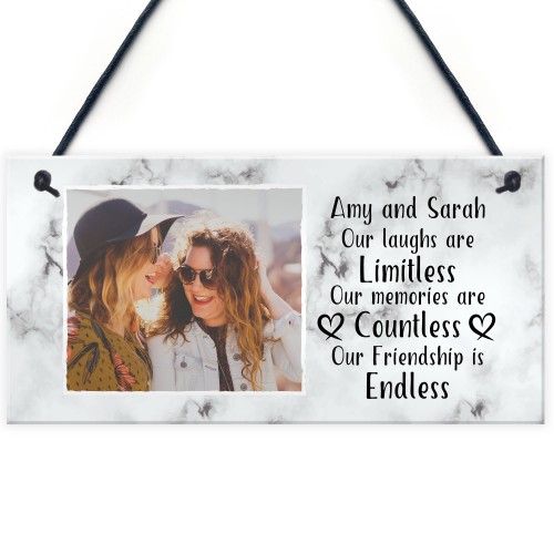 Personalised Plaque With Photo Of Best Friends Friendship Gift