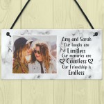 Personalised Plaque With Photo Of Best Friends Friendship Gift