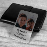 Gift For Mum Dad From Daugther Son Personalised Wallet Insert