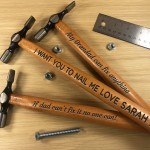 Funny Valentines Anniversary Gift For Husband Engraved Hammer