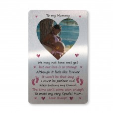 Mummy To Be Gifts From Bump Wallet Insert Personalised New Baby