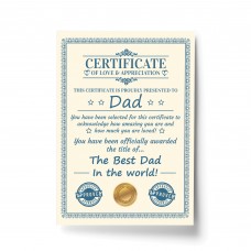 Personalised Gift For Dad Card Fathers Day Gift For Him