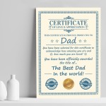Personalised Gift For Dad Card Fathers Day Gift For Him Personalised Gift For Dad Card Fathers Day Gift For Him