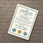 Personalised Gift For Daddy Card Fathers Day Gift For Him Personalised Gift For Daddy Card Fathers Day Gift For Him