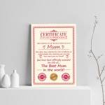 Personalised Gift For Mum Card Mothers Day Gift For Her