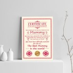 Personalised Gift For Mummy Card Mothers Day Gift For Her