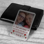 Anniversary Gifts For Him Her Personalised Metal Photo Card Gift