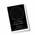 Gift For Husband Wife For Anniversary Valentines Star Map Print