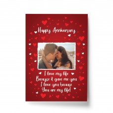 Anniversary Gift For Husband Wife Personalised Photot Print