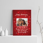 Anniversary Gift For Husband Wife Personalised Photot Print