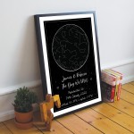 Anniversary Gifts For Boyfriend Husband Personalised Star Map