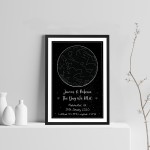 Anniversary Gifts For Boyfriend Husband Personalised Star Map