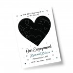 Engagement Gift Star Print Gift For Him Her Boyfriend Girlfriend