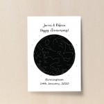 Anniversary Gift For Husband Wife Personalised Star Print Gift