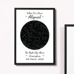 Anniversary Wedding Gift For Husband Wife Framed Star Print Gift