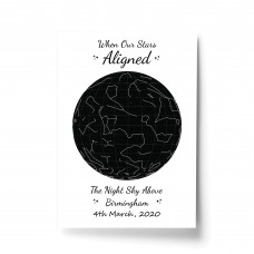 Anniversary Wedding Gift For Husband Star Print Gift For Him