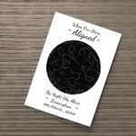Anniversary Wedding Gift For Husband Star Print Gift For Him