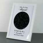 Anniversary Wedding Gift For Him Her Husband Wife Framed Print