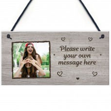 Best Friend Gift Personalised Photo Plaque Custom Gift