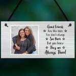 Personalised Gift For Best Friend Friendship Photo Plaque Custom