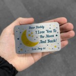 Personalised Gift For Dad Daddy Grandad Grandpa Metal Insert