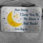 Personalised Gift For Dad Daddy Grandad Grandpa Metal Insert