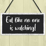 Shabby Chic Sign Funny Kitchen Plaque Hanging Wall Sign Decor