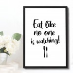 Kitchen Prints Framed Wall Art Home Decor Gift Home Plaque