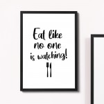 Kitchen Prints Framed Wall Art Home Decor Gift Home Plaque