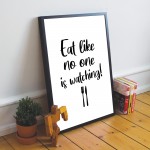 Kitchen Prints Framed Wall Art Home Decor Gift Home Plaque