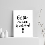 Kitchen Print Wall Art Home Decor Gift Home Plaque Family Gift