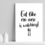 Kitchen Print Wall Art Home Decor Gift Home Plaque Family Gift