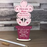 Mothers Day Gift For Mum Mummy Wooden Flower Mum Gift For Her