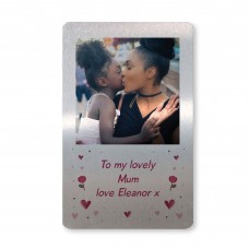 Gift For Mum Birthday Personalised Photo Wallet Card Thank You