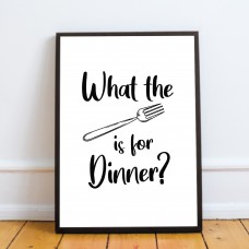 Funny Kitchen Print Framed Wall Art Home Decor Gift Home Plaque