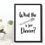 Funny Kitchen Print Framed Wall Art Home Decor Gift Home Plaque