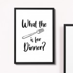 Funny Kitchen Print Framed Wall Art Home Decor Gift Home Plaque