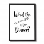 Funny Kitchen Print Framed Wall Art Home Decor Gift Home Plaque