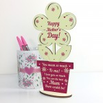 Novelty Gift For Mothers Day Wood Flower Gift For Mum Thank You