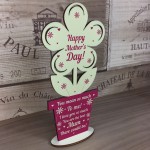 Novelty Gift For Mothers Day Wood Flower Gift For Mum Thank You
