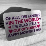 Funny Mothers Day Rude Gifts Metal Card Gift For Mum Gifts