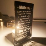 Personalised Candle Holder Gift For Mum Mothers Day Birthday