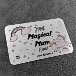 Mothers Day Magical Unicorn Metal Card Gift For Mum Mummy Gift