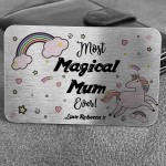 Mothers Day Magical Unicorn Metal Card Gift For Mum Mummy Gift
