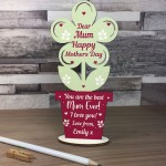 Mum Gift For Mothers Day Wood Flower Gift For Her From Daughter