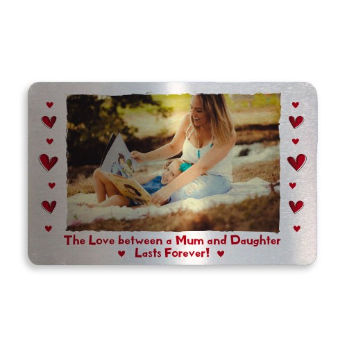 Gift For Mum Wallet Card Insert Personalised Photo Mothers Day