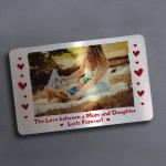 Gift For Mum Wallet Card Insert Personalised Photo Mothers Day